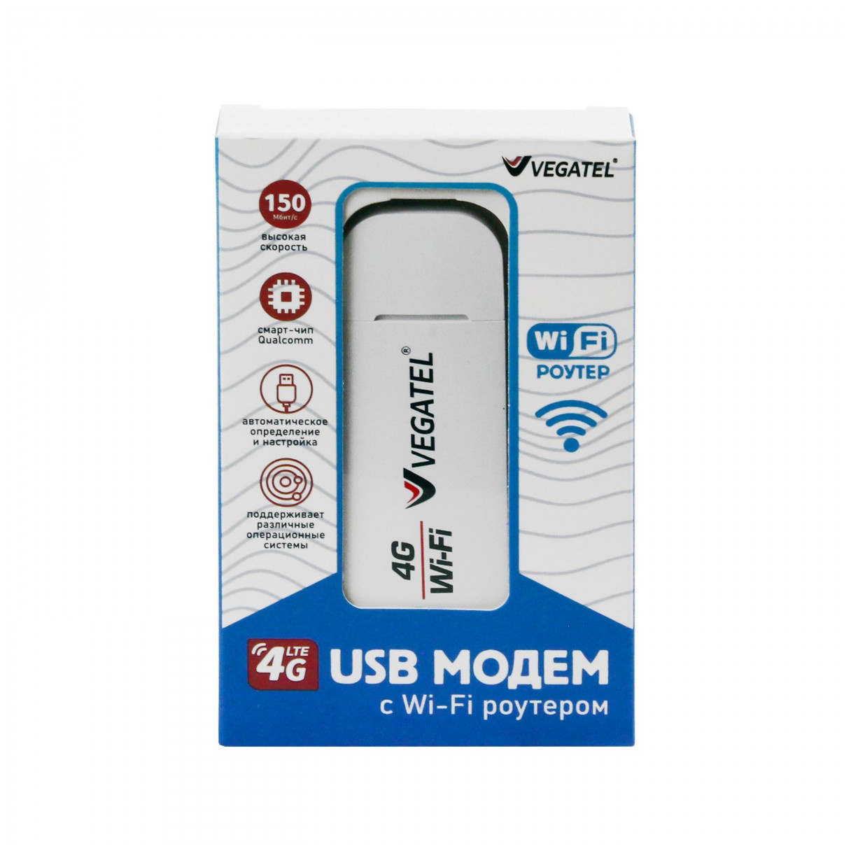 4G модем VEGATEL M24 Wi-Fi роутер (все SIM-карты)