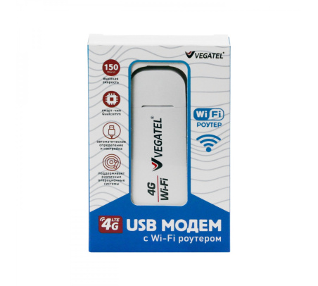 4G модем VEGATEL M24 Wi-Fi роутер (все SIM-карты)