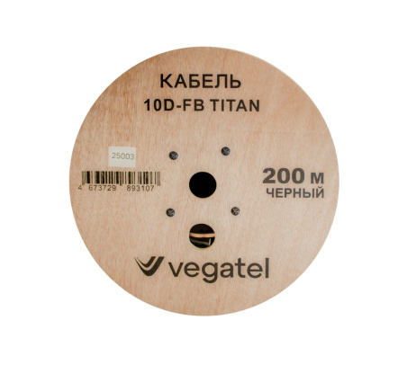 Кабель коаксиальный VEGATEL 10D-FB (Titan, черный)