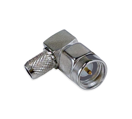 Разъём SMA-male/RG-58 (угловой)
