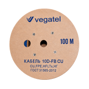 Кабель коаксиальный VEGATEL 10D-FB Cu (ГОСТ, синий)