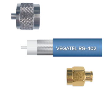 Кабельная сборка VEGATEL RG-402 (SMA-male - N-male) 20м