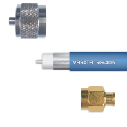 Кабельная сборка VEGATEL RG-405 (FEP, SF-086) (SMA-male - N-male)