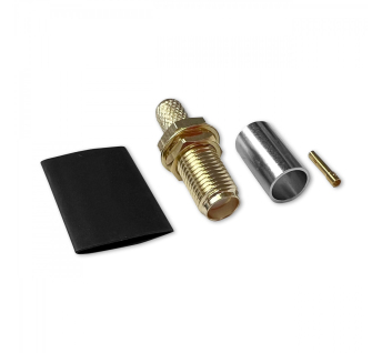 Кабельная сборка VEGATEL RG-58 A/U Cu (ГОСТ, PE, черный) (SMA-male - SMA-female) 20м