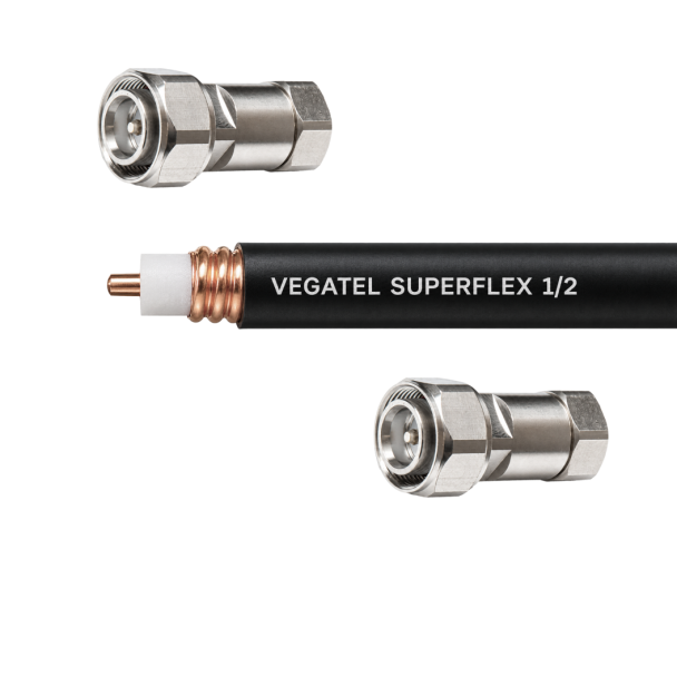 Кабельная сборка VEGATEL SuperFlex-1/2 (ГОСТ) (4.3-10-male - 4.3-10-male)
