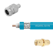 Кабельная сборка VEGATEL 5D-FB Cu (ГОСТ, синий) (SMA-male - N-211)