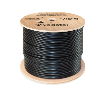 Кабель VEGATEL RG-213 Cu (ГОСТ, PVC, черный)