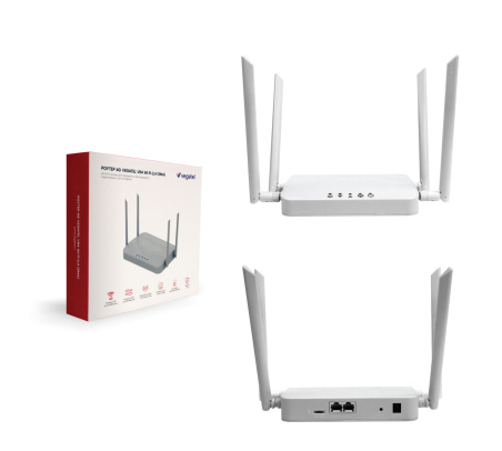 Комплект с роутером VEGATEL VR4-PO-15 (F – SMA)
