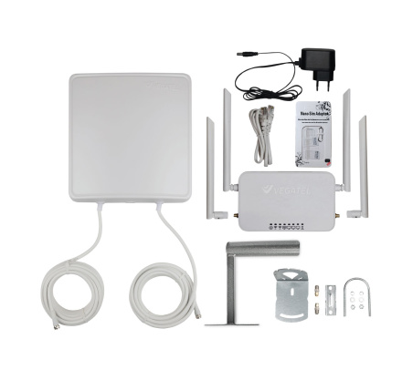 Комплект с роутером VEGATEL VR6-PO-15 (F – SMA)