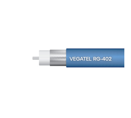 Кабель коаксиальный VEGATEL RG-402 (FEP, SF-141)