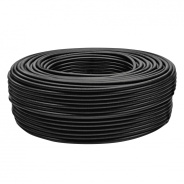 Кабель VEGATEL RG-58 A/U Сu (ГОСТ, PVC, многожильный, черный) бухта 100м