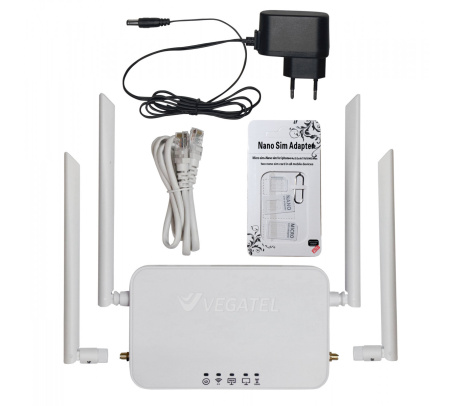Роутер 4G VEGATEL VR4 Wi-Fi-2,4 (SMA)