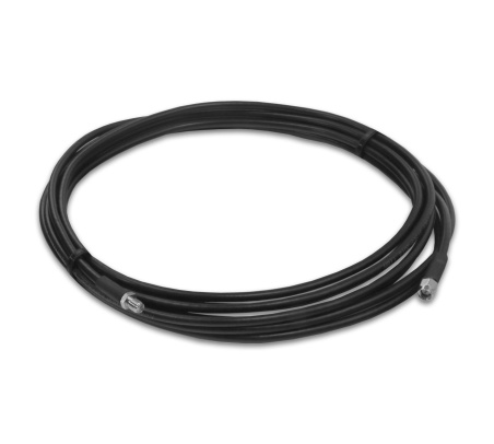 Кабельная сборка VEGATEL RG-58 A/U (ГОСТ, PVC, черный) (SMA-male - SMA-female) 5 м
