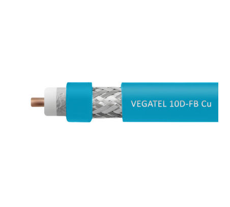 Кабель коаксиальный VEGATEL 10D-FB Cu (ГОСТ, синий)