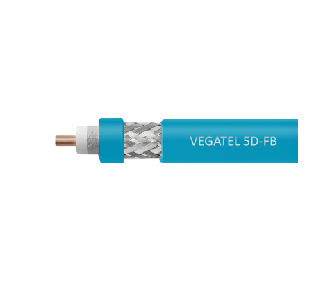 Кабель коаксиальный VEGATEL 5D-FB Cu (ГОСТ, синий)
