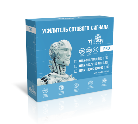 Репитер Titan-900/2100 PRO (LED)