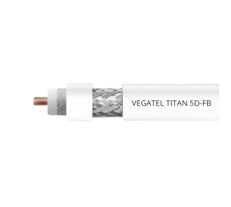 Кабельная сборка 5D/FB (Titan, белый) (N-male - SMA-male) 1 м
